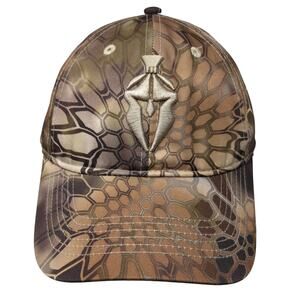 Kryptek Strapback Baseball Cap Multi One Size Adjustable Embroidered 6 Panel